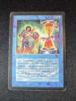 Magic the Gathering Beta Timetwister Heavily Played MtG - Image 2