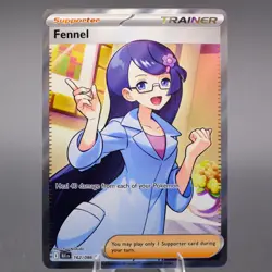 Fennel 162/086 Ultra Rare SV: Black Bolt Pokemon TCG NM - Image 1