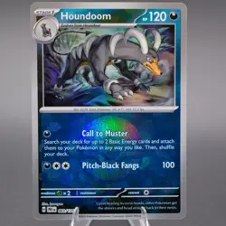 Houndoom (Poke Ball Pattern) 063/131 Common SV: Prismatic Evolutions Pokemon TCG - Image 1