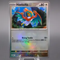 Hawlucha (Master Ball Pattern) 089/131 Uncommon SV: Prismatic Evolutions Pokemon - Image 1