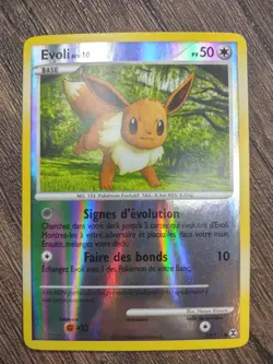 Pokemon TCG French Eevee Rising Rivals 59/111 Reverse Holo LP - Image 1