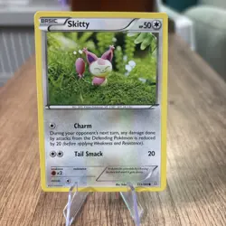 Skitty 113/160 Common Primal Clash Pokemon Near Mint Yuka Morii - Image 1