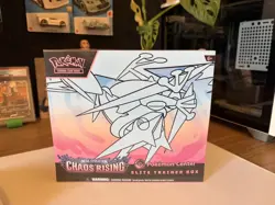 Pokemon TCG: Chaos Rising Pokemon Center Elite Trainer Box ETB Sealed Small Tear - Image 1