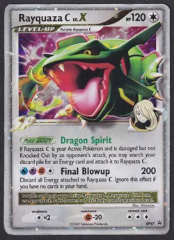 Pokemon Rayquaza LV.X DP47 Holo Black Star Promo - Image 1