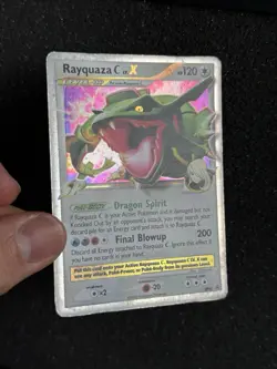 Pokemon Rayquaza LV.X DP47 Holo Black Star Promo - Image 3