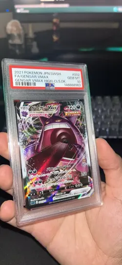 2021 Pokemon JPN SWSH FA/Gengar VMAX Gengar VMAX High-Class Deck #002 PSA 10 GEM - Image 1
