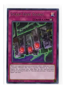YuGiOh Card - (NM) Scrap-Iron Signal LED6-EN027 - 1st Ed Rare - Image 1