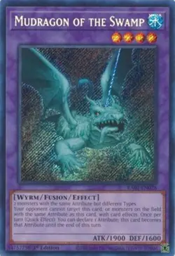 Mudragon of the Swamp RA01-EN028 Secret Rare Yugioh 25th Anniv Rarity Collection - Image 1