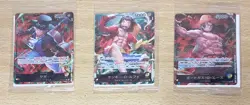 Luffy Sabo Ace Promotion Japan One Piece Card Game 7-Eleven 3 Card SetJapan - Image 1