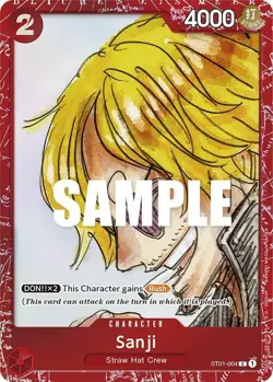Sanji C ST01-004 Premium Card Collection ONE PIECE FILM RED Edition - Image 1