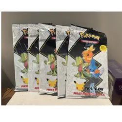 Pokemon TCG First Partner Pack- 2 packs of Train On Hoenn- 3 Cards Oversized - Image 1