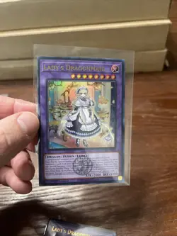 Yu-Gi-Oh! TCG Lady's Dragonmaid 1st Edition Ultra Rare Card BLMM-EN049 - Image 3