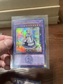 Yu-Gi-Oh! TCG Lady's Dragonmaid 1st Edition Ultra Rare Card BLMM-EN049 - Image 4