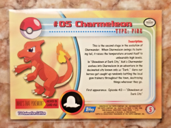 🔥 Charmander and Charmeleon TOPPS Cards 🔥 Lot of 4 Pokemon 1998-1999 LP-NM - Image 3