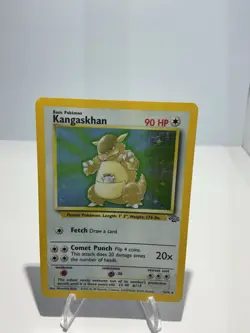 Pokemon TCG Kangaskhan Holo Rare Unlimited Card 5/64 Jungle - Image 1