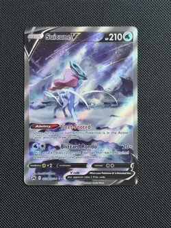 Suicune v Crown Zenith Galarian Gallery Holo Ultra Rare Card GG38 GG70 - Image 1