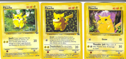 Pikachu Cards Collection 8 Different ones RARE VARIETY WITH BASE SET 58/102 - Image 2