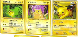 Pikachu Cards Collection 8 Different ones RARE VARIETY WITH BASE SET 58/102 - Image 3