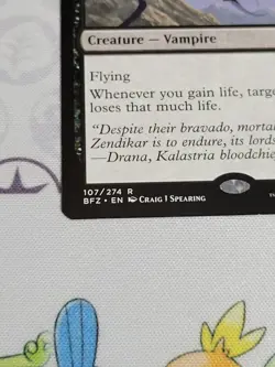 C3720 MAGIC MTG BATTLE FOR ZENDIKAR LANTERN SCOUT DEFIANT BLOODLORD NM RARE - Image 5