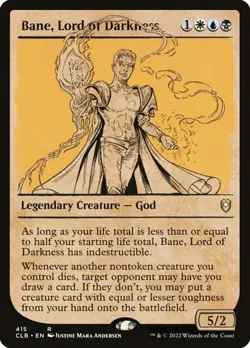 NM Showcase Bane, Lord of Darkness, MTG, Baldur's Gate, Magic, 415 - Image 1