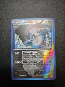 Escavalier 61/101 Rare Plasma Blast Pokemon Reverse Holo NM - Image 1