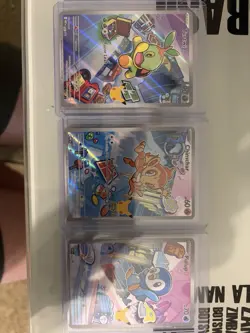 Pokemon 30th Anniversary 1st Partner Sinnoh Starter Set Turtwig Piplup Chimchar - Image 1
