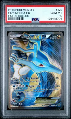 2016 POKEMON XY FATES COLLIDE KINGDRA EX #122 PSA 10 GEM MINT #126418704 - Image 1