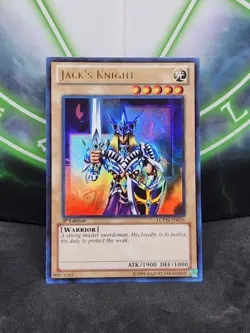 Yugioh Jack's Knight LCYW-EN016 Ultra Rare 1st Edition NM - Image 1