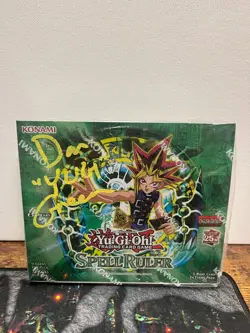 JSA Signed Dan Green Yu-Gi-Oh! Spell Ruler Sealed Booster Box (25th Anniversary) - Image 1