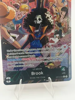 OP15-022 Brook Alt Art Leader Adventure on Kami’s Island One Piece TCG English - Image 4