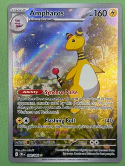 Ampharos 090/086 Illustration Rare CRI Chaos Rising Pokemon Card English NM Holo - Image 1
