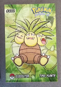 EXEGGCUTE X EXEGGUTOR POKEMON RARE 3D EVOLUTION CCG HOLO CARD - Image 2