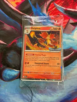 Delphox 013/086 Stamped Promo SEALED Chaos Rising Pokemon Card - Image 1