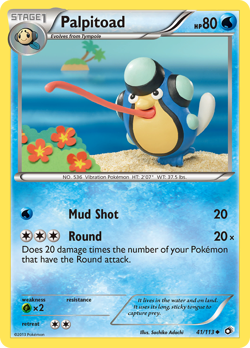 Palpitoad 41/113 Uncommon | Legendary Treasures | Pokemon Card - Image 1
