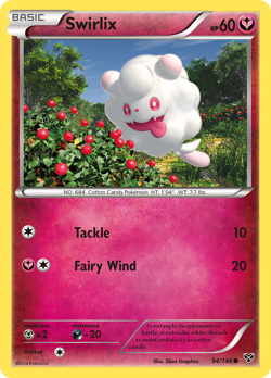 Swirlix 94/146 Common | XY | Pokemon Card - Image 1