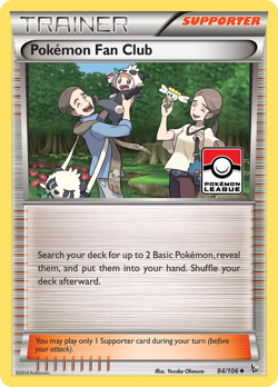 Pokemon Fan Club 94/106 Uncommon | Flashfire | Pokemon Card - Image 1