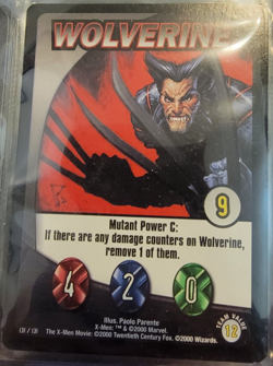 Wolverine # 131/131 Promo X-Men Trading Game Cards TCG WOTC Rares 2000 XMEN - Image 1