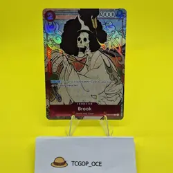 One Piece TCG Brook English Version 1st Anniversary Set ST01-011 Promo Card NM - Image 1