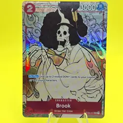 One Piece TCG Brook English Version 1st Anniversary Set ST01-011 Promo Card NM - Image 2