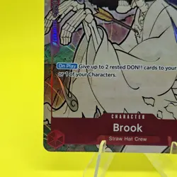 One Piece TCG Brook English Version 1st Anniversary Set ST01-011 Promo Card NM - Image 3