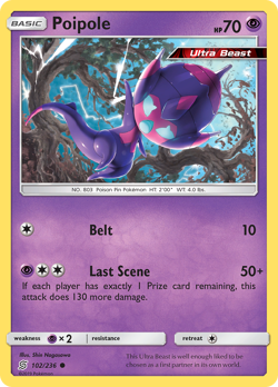 Poipole 102/236 Common | Unified Minds | Pokemon Card - Image 1