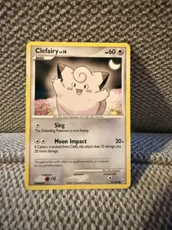 Pokemon Cards TGC: Clefairy 77/130 Diamond and Pearl 2007 Nintendo Vintage Card - Image 1