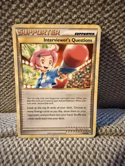 Interviewer’s Questions 77/95 Unleashed Uncommon Pokemon Card LP - Image 1
