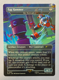 MTG - Secret Lair - Sonic: Turbo Gear - Egg Hammer - NM - Image 1