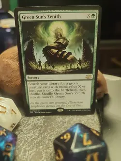 MTG Green Sun's Zenith - Regular - Double Masters 2022 #150/331 - Image 1