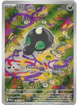 Pokemon Shroodle - Holo ME01: Mega Evolution 149/132 NM Illustration Rare - Image 1