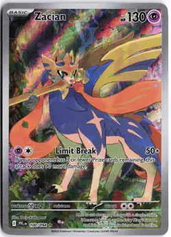 Zacian 100/094 Illustration Rare Phantasmal Flames Pokemon NM - Image 1