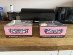 Pokemon Chaos Rising Pokemon Center Elite Trainer Box Factory Sealed x2 IN HAND - Image 4