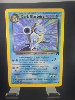 Pokemon TCG Dark Blastoise #20/82 Team Rocket Non Holo Rare DMG - Image 1