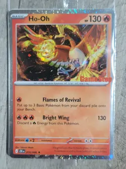 Ho-Oh 010/086 Galaxy GameStop Promo Stamped Sealed - Pokemon Chaos Rising - Image 2